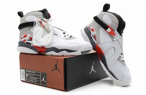 Air Jordan VIII (8) Retro White Blue Red Grey-26