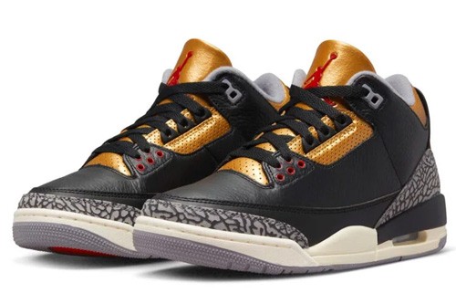 Air Jordan 3 Retro “Black Gold”